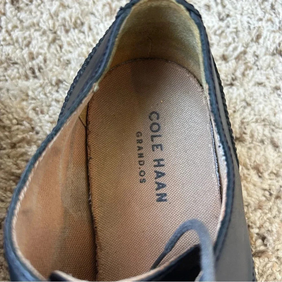 Men\'s Cole Haan Grand Wingtip Black Leather Oxford Size 10 main image 3